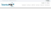 Tablet Screenshot of istanbulproje.net